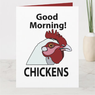 Hühner Guten Morgen Lustiges Huhn  Karte