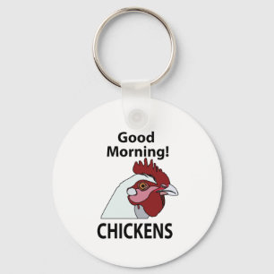 Hühner Guten Morgen Lustiges Huhn Schlüsselanhänger