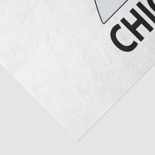 Hühner Guten Morgen lustiges Hühnchen Seidenpapier (Detail)