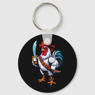 Hühner-Halloween-Kostüm Männer Frauen Farmer Huhn Schlüsselanhänger