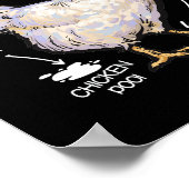 Hühner-Hintern raten, was Hühnchen-Ding raten, wer Poster (Ecke)