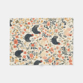 Hühner, Hühner \ Blume Hütte Fleecedecke (Vorderseite (Horizontal))