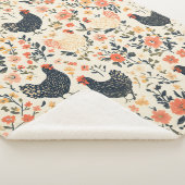 Hühner, Hühner \ Blume Hütte Sherpadecke (3/4)