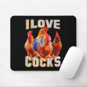 Hühner I Liebe S Mousepad (Mit Mouse)