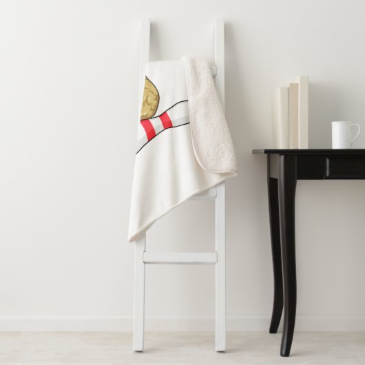 Hühner im Bowling mit Bowling Button Sherpadecke (Beispiel)