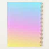 Hühner im Garten bei Sonnenuntergang Planer (Rückseite)