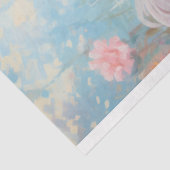 Hühner in Blume 3 Entkopplungspapier Seidenpapier (Ausschnitt)