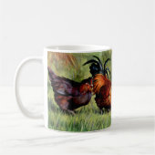 Hühner in Folge Kaffeetasse (Links)