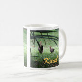 Hühner in Kauai Kaffeetasse (VorderseiteRechts)
