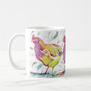 Hühner Kaffeetasse