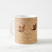 Hühner Kaffeetasse (Vorderseite Links)