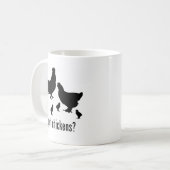Hühner Kaffeetasse (Vorderseite Links)