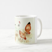 Hühner Kaffeetasse (VorderseiteRechts)