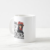 "Hühner" Kaffeetasse (Vorderseite Links)