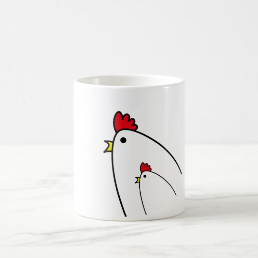 Hühner Kaffeetasse (Mittel)