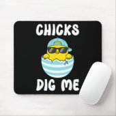 Hühner küssen mich Coole Sonnenbrille von Chicken Mousepad (Mit Mouse)
