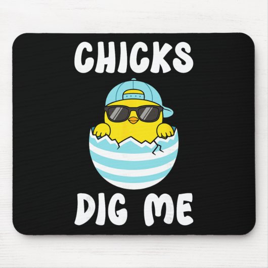 Hühner küssen mich Coole Sonnenbrille von Chicken Mousepad (Vorne)