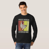 Hühner-Lay-devikierte Eier Kostüm Halloween T-Shirt (Vorne ganz)