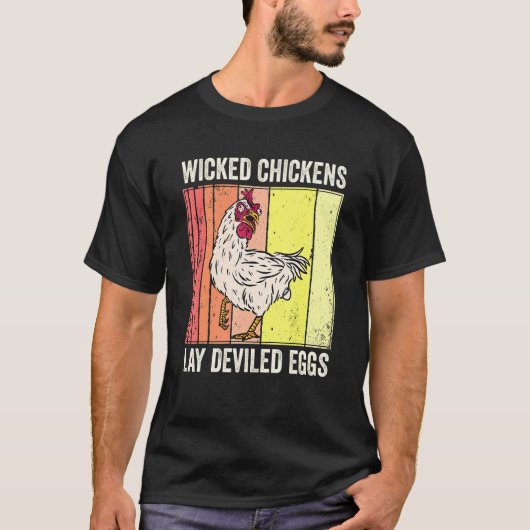 Hühner-Lay-devikierte Eier Kostüm Halloween T-Shirt (Vorderseite)