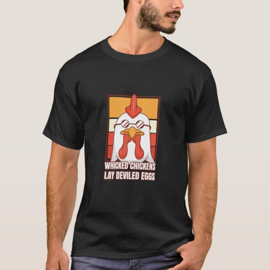 Hühner-Lay-devikierte Eier Kostüm Halloween T-Shirt (Vorderseite)