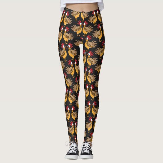 Hühner Leggings (Vorderseite)
