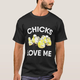 Hühner Lieben Mich Huhn T-Shirt