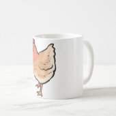 Hühner-Magie Kaffeetasse (VorderseiteRechts)
