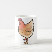 Hühner-Magie Kaffeetasse (Mittel)
