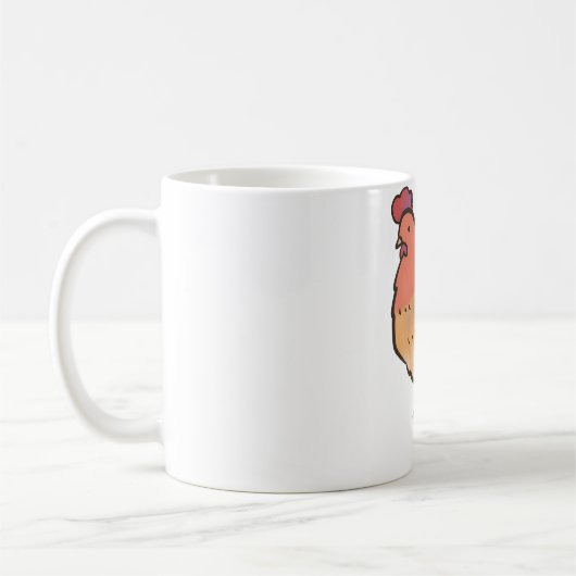 Hühner-Magie Kaffeetasse (Links)