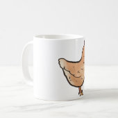 Hühner-Magie Kaffeetasse (Vorderseite Links)