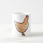 Hühner-Magie Kaffeetasse (Mittel)