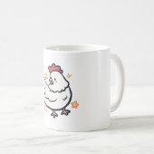 Hühner-Magie Kaffeetasse (VorderseiteRechts)