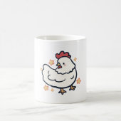 Hühner-Magie Kaffeetasse (Mittel)
