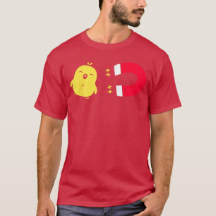 Hühner-Magnet Lustige Freunde T-Shirt