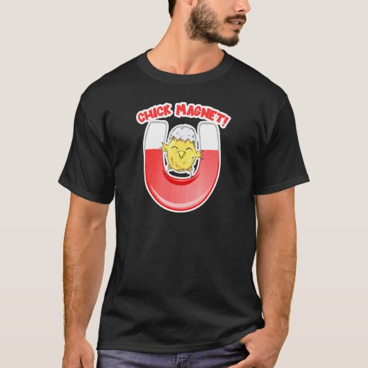 Hühner Magnet Ostern Ferien Jungen Oder Mädchen Hu T-Shirt (Vorderseite)