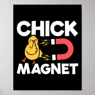 Hühner-Magnet Ostern Küken Scherz Lustiger Hühner- Poster