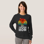 Hühner-Mama Bauer T-Shirt (Vorne ganz)