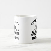 Hühner Mama Mama Geflügel Individuelle Name Mutter Kaffeetasse (Mittel)