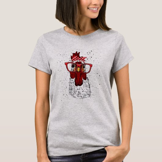 Hühner-Mama T-Shirt (Vorderseite)