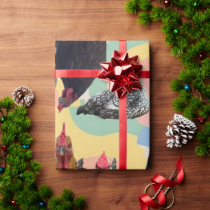 Hühner-Manie-Geschenkpapier für jeden Anlass  Geschenkpapier