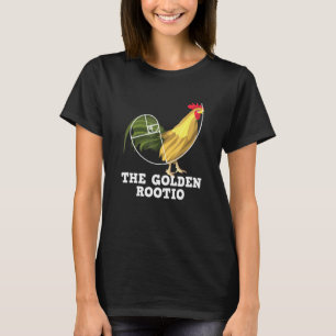 Hühner-Mathe-Goldene-Spirale-Rootio-Hahn-Liebhaber T-Shirt