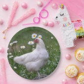 Hühner mit Dämmern Pappteller (Party)