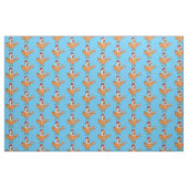 Hühner mit Eiern auf dem Cartoon Stoff (Fat Quarter (45,7 x 55,9 cm))