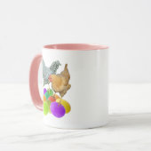 Hühner mit farbiger Tasse (Vorderseite Links)