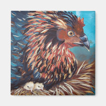 Hühner mit Hühnern