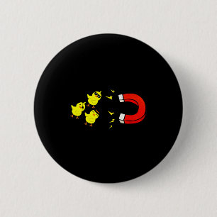 Hühner Mit Magnet Lustiger Halloween-Huhn-Magnet V Button