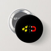 Hühner Mit Magnet Lustiger Halloween-Huhn-Magnet V Button (Vorne & Hinten)