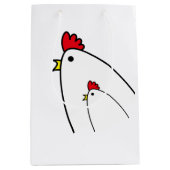 Hühner Mittlere Geschenktüte (Vorderseite)