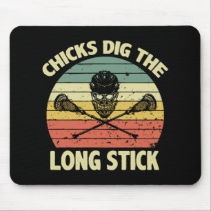 Hühner mögen den langen Stock Mousepad