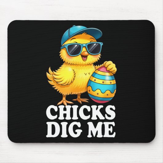 Hühner mögen mich Ostern Kleinkind Jungen Männer F Mousepad (Vorne)